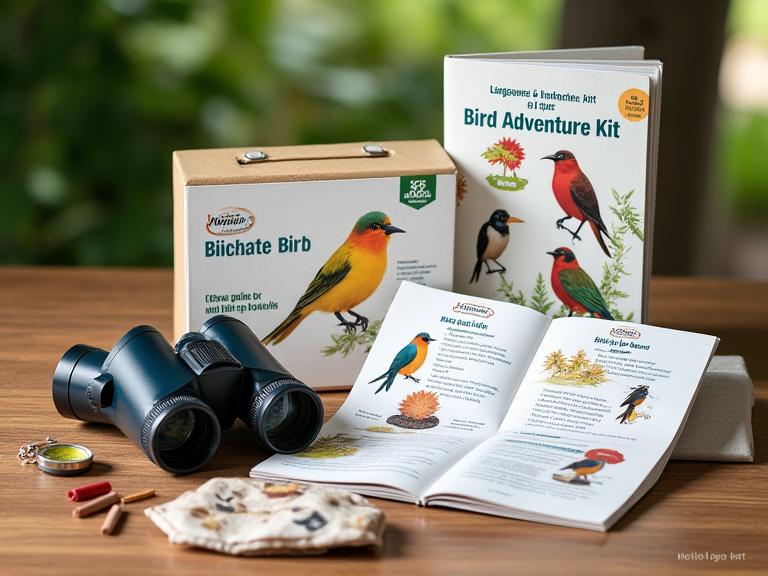 Kit pengembaraan burung produk pendidikan kanak-kanak Langkawi