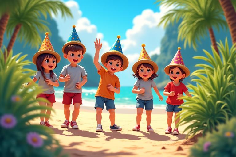 Perburuan harta karun majlis hari jadi kanak-kanak di Langkawi